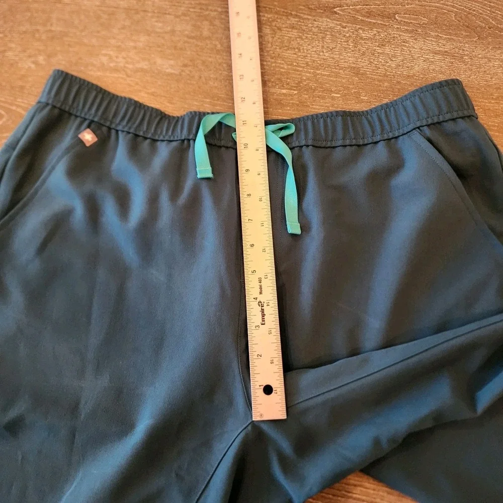 FIGS‎ Tansen Jogger Scrubs Pants XL Blue Green Teal Technical Collection Pockets